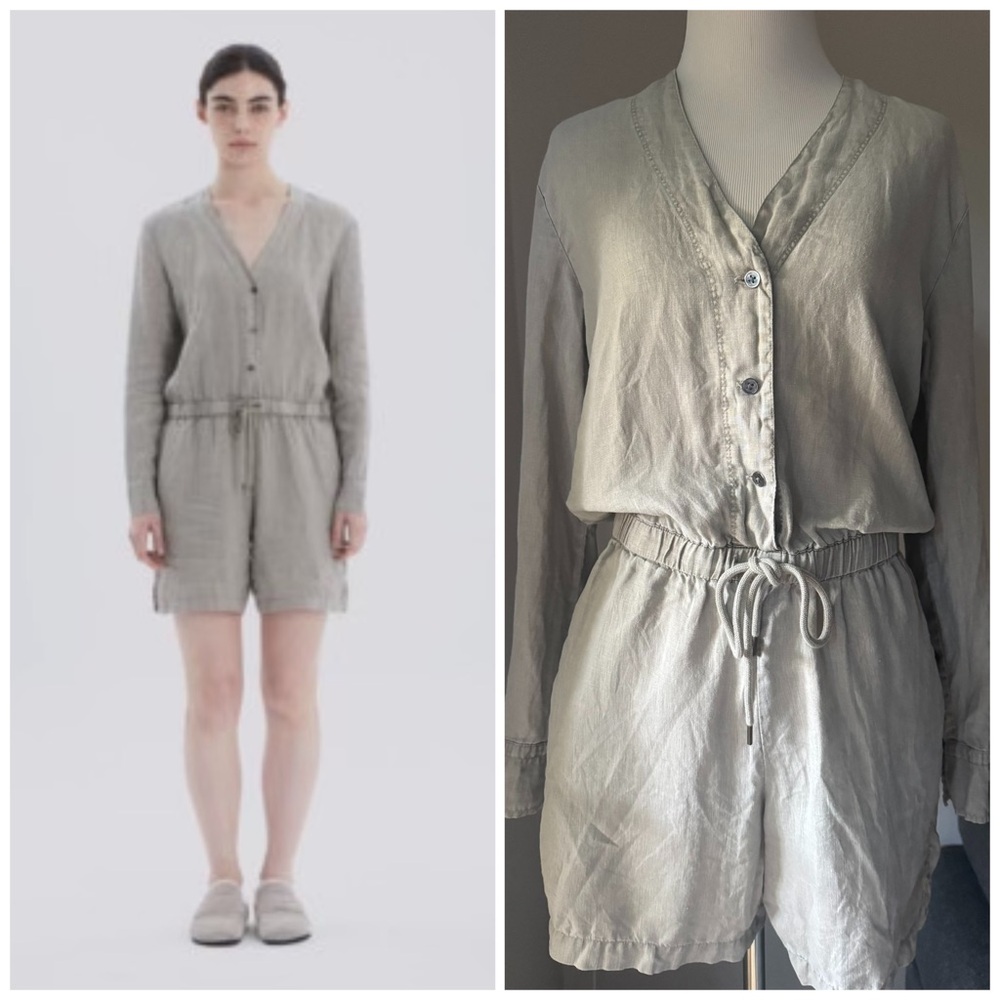 James Perse Light Weight Linen Romper